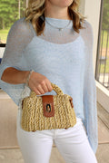 Woven Crossbody Purse