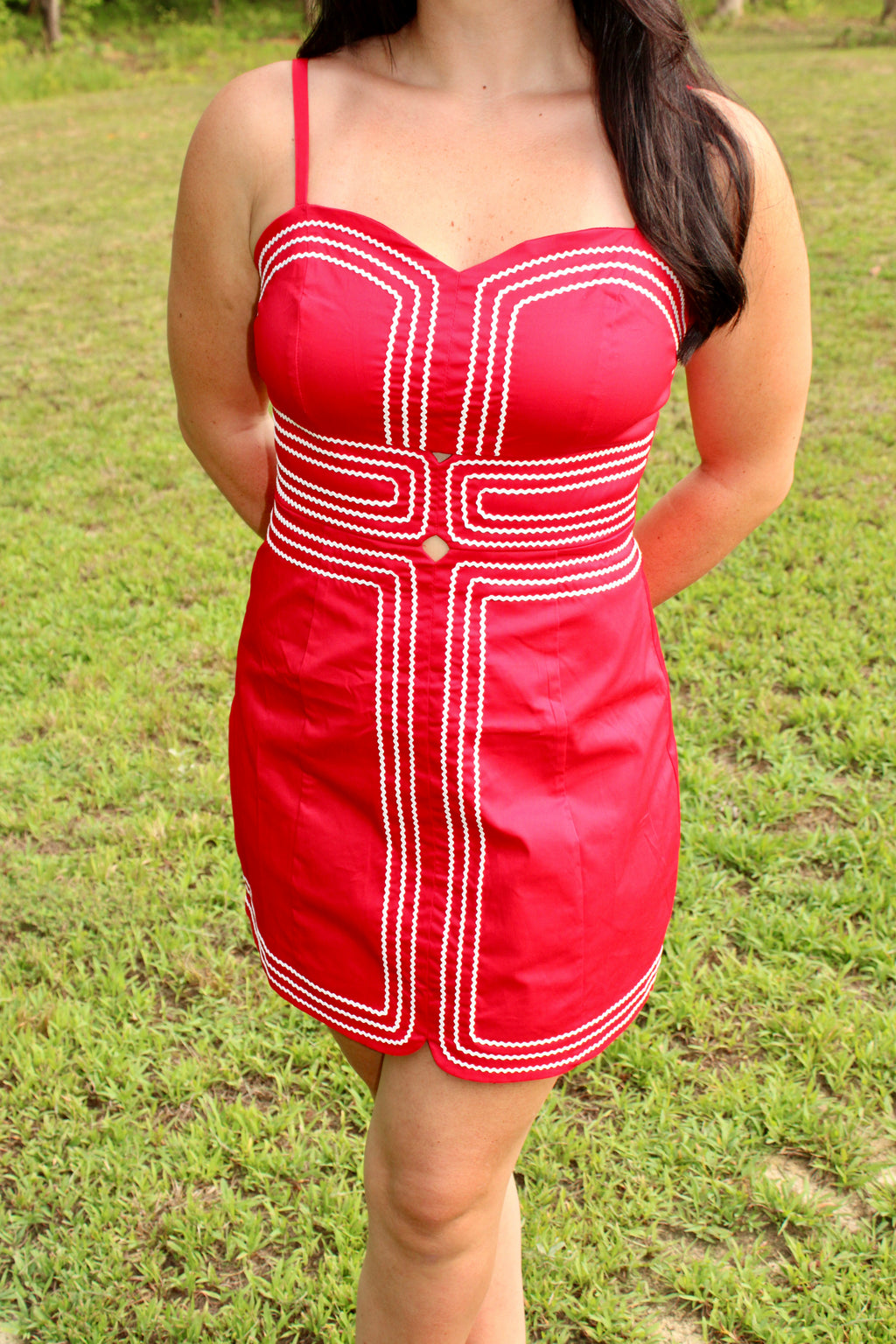 The Magnolia Dress: Red