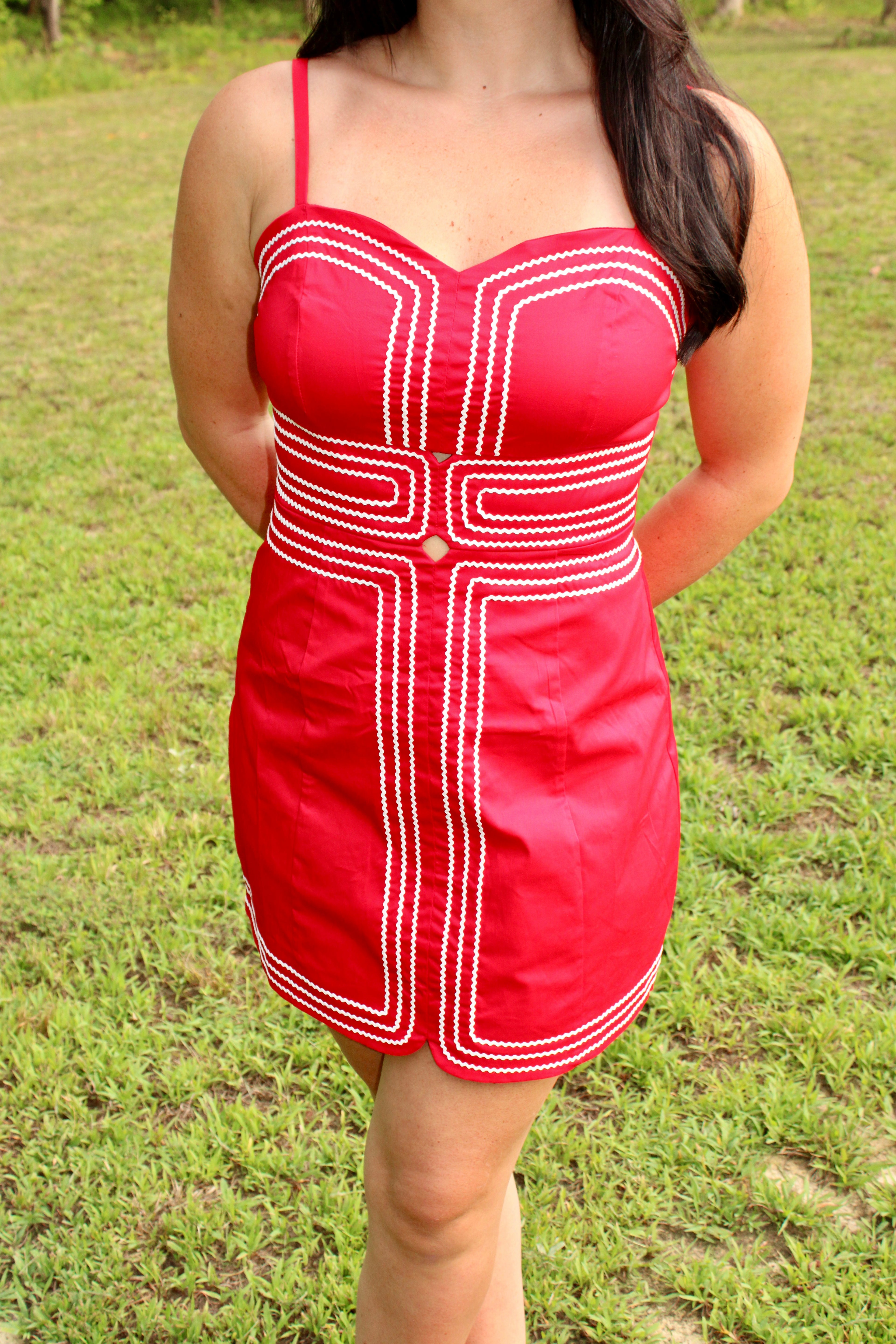 The Magnolia Dress: Red