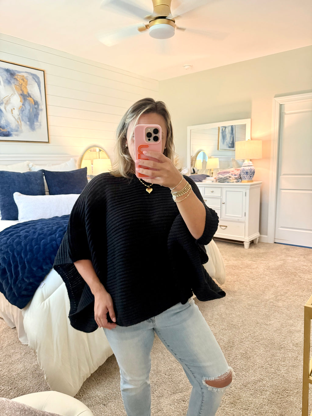 Michelle Poncho: Black