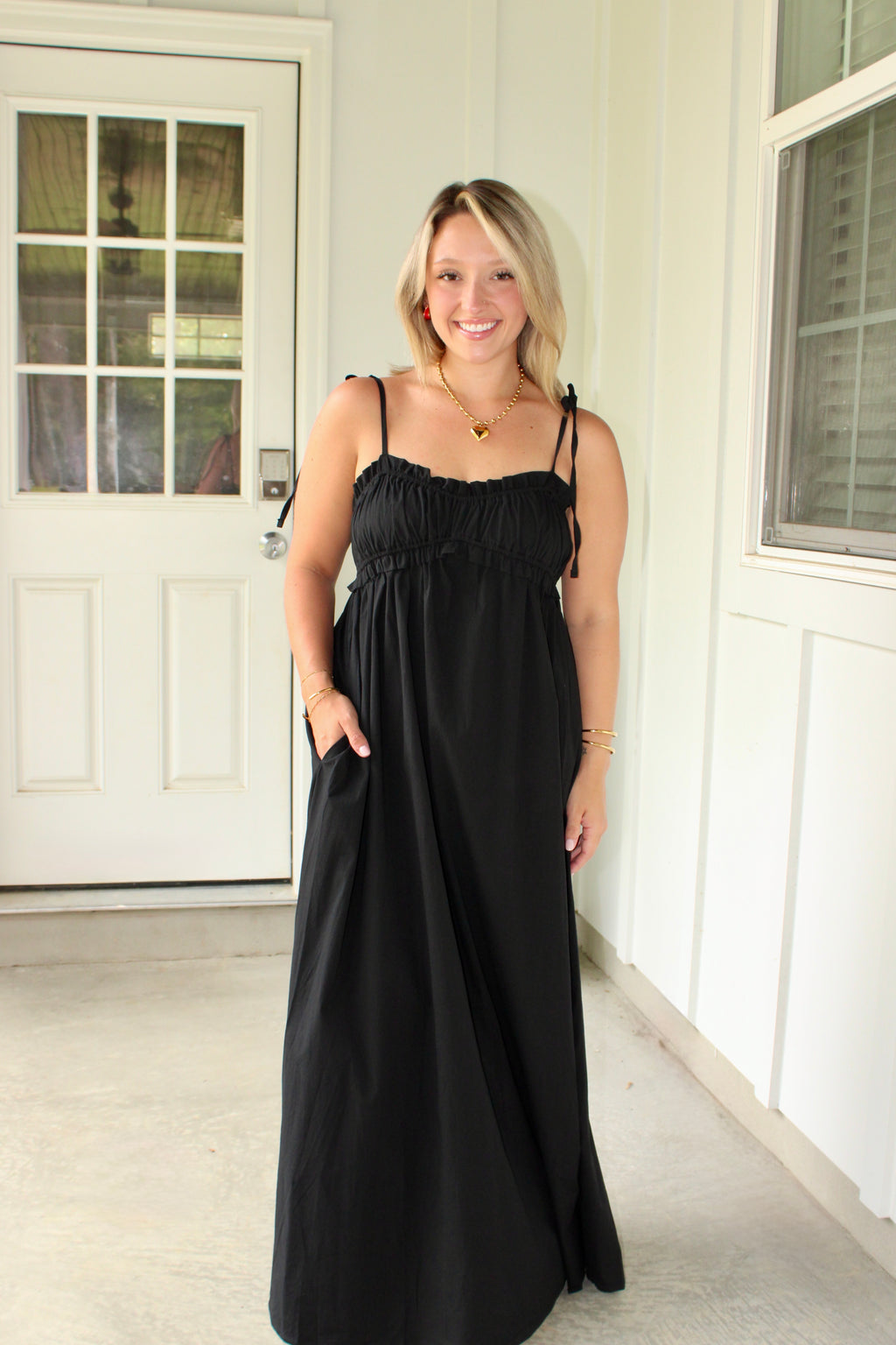 Everyday Maxi Dress: Black