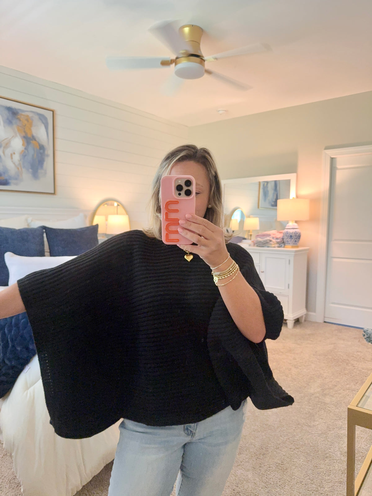 Michelle Poncho: Black