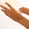 Charming Hand Chain: Silver