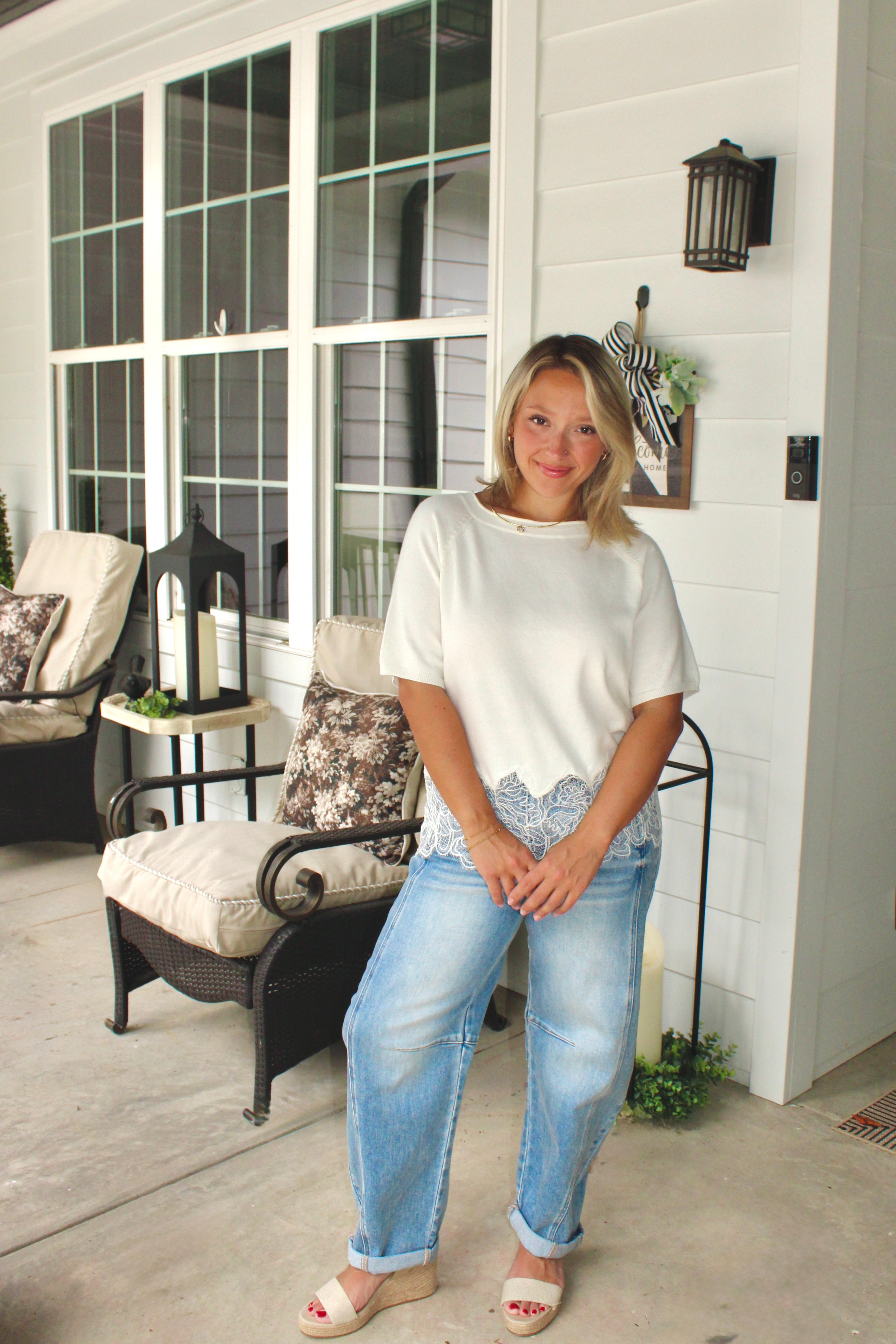 Shoreline Lace Blouse