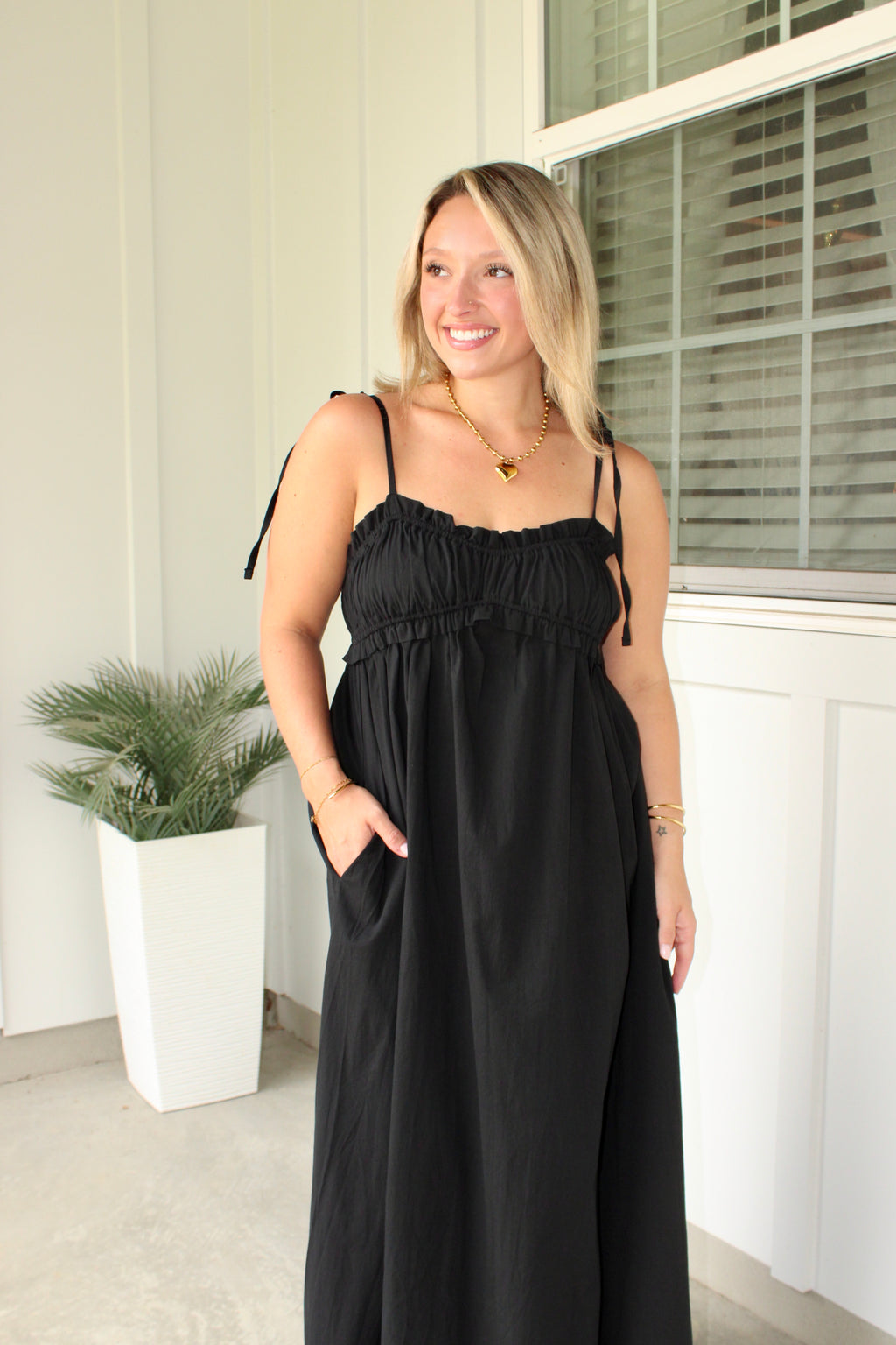 Everyday Maxi Dress: Black