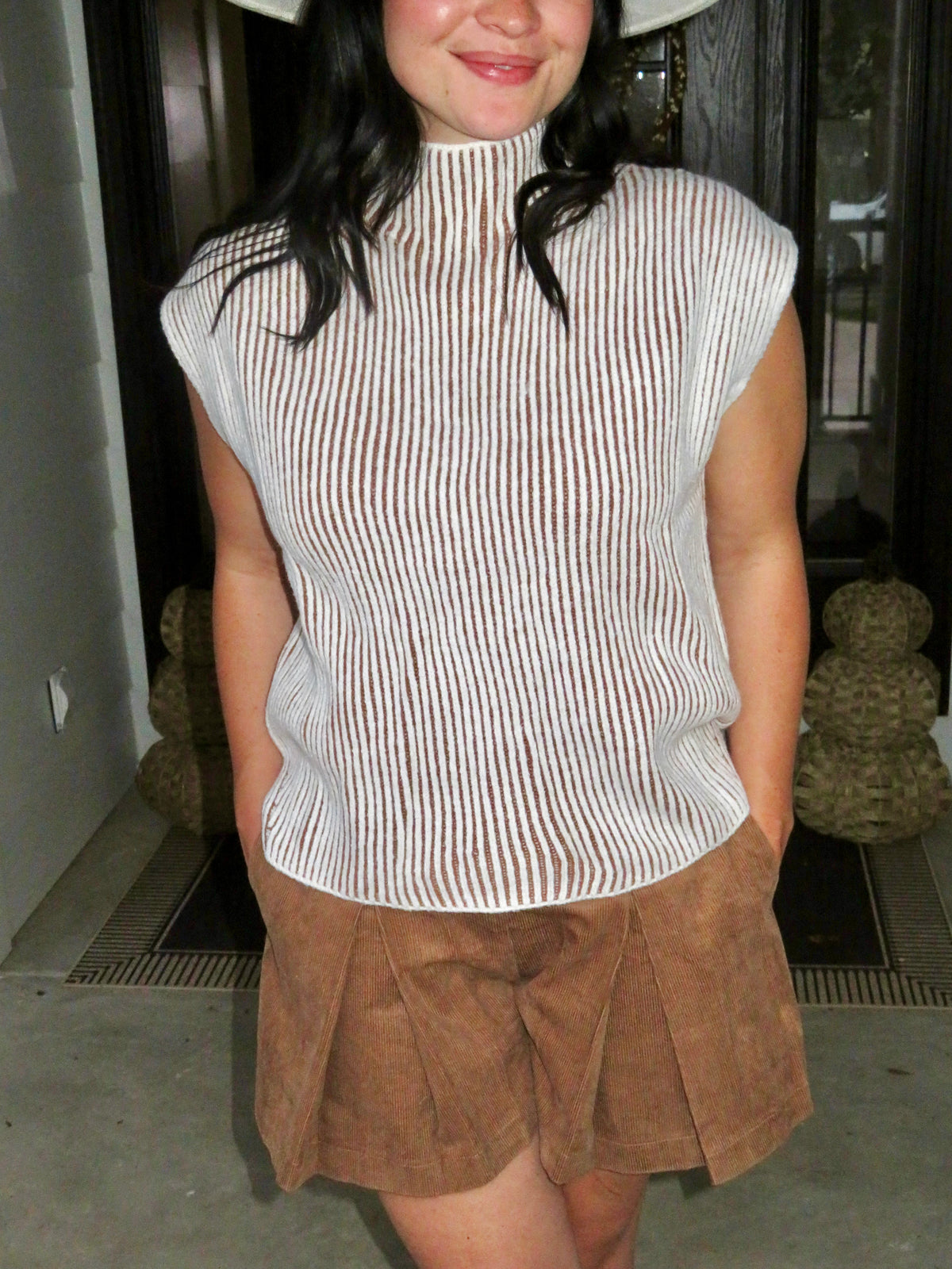 Pumpkin Patch Pleated Shorts