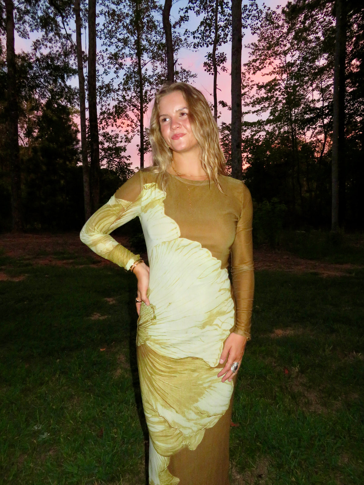 Carlee Mesh Midi