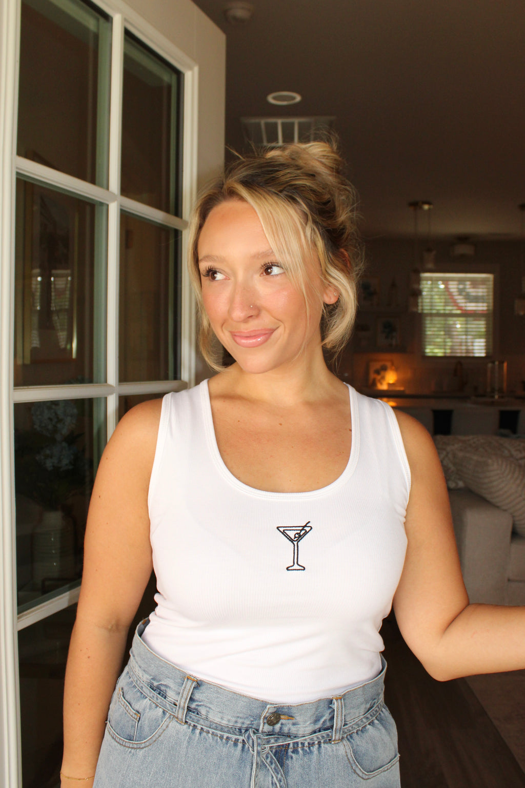 Mauve Martini Tank Top