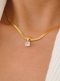 Square Pendant Necklace