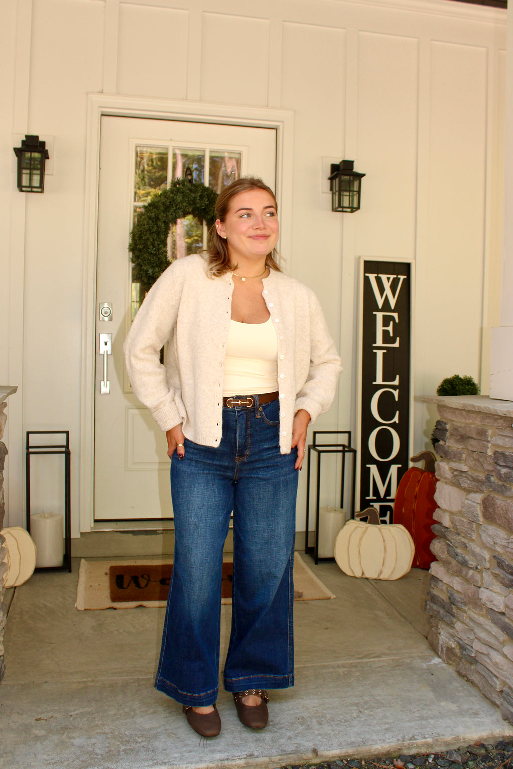 Freedom Knit Cardigan: Oatmeal