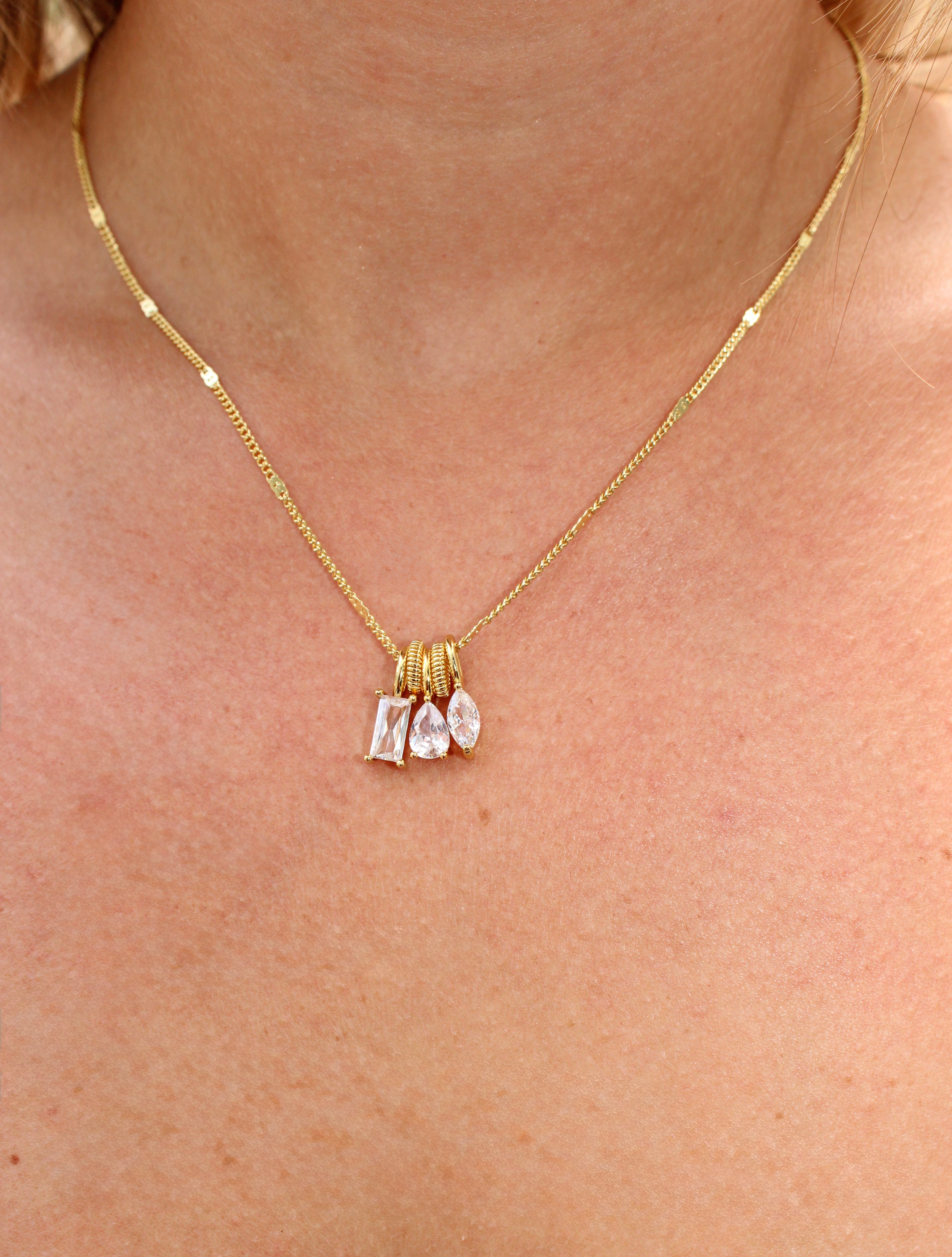 Trio Pendant Necklace