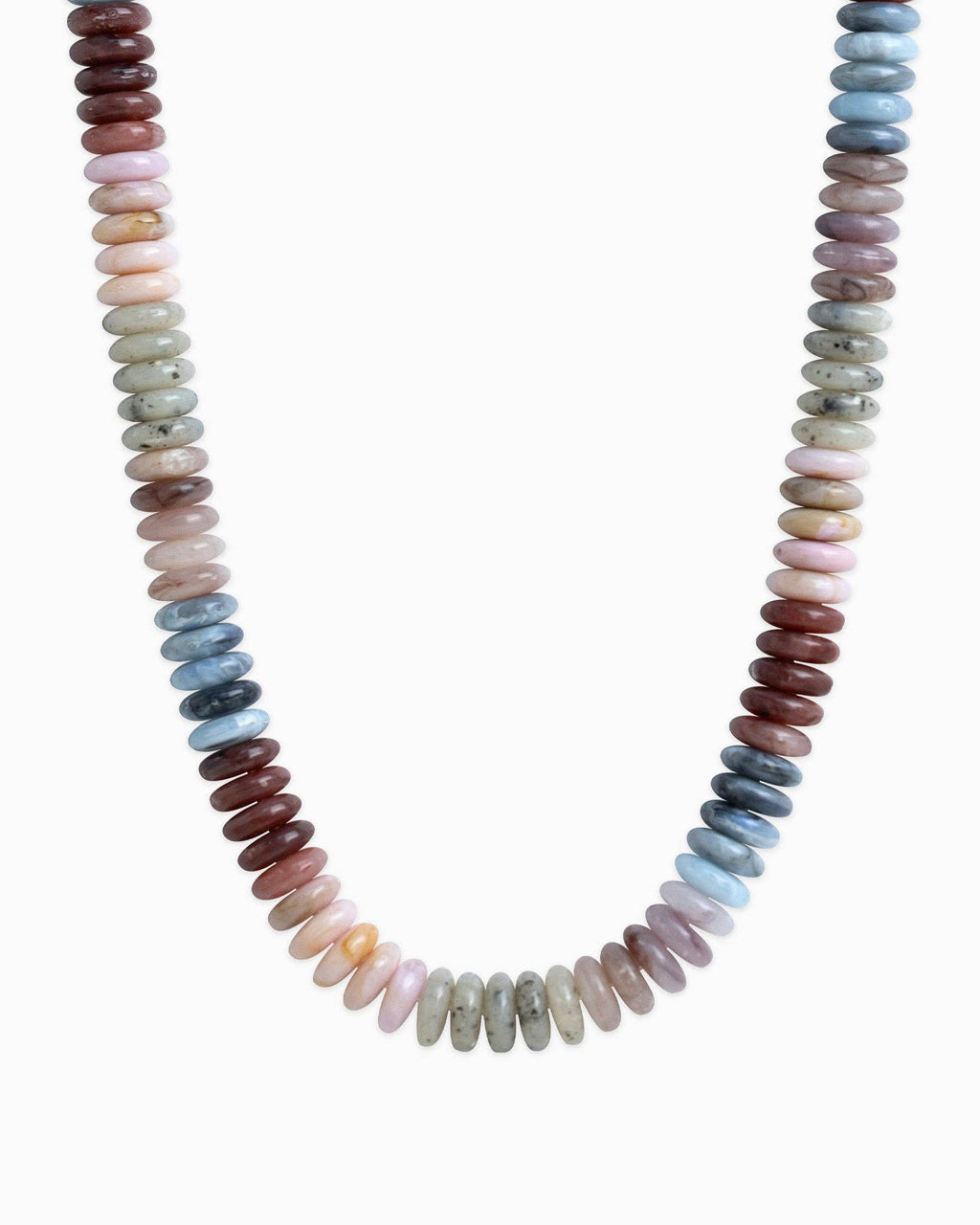 Garden Beaded Necklace: Dark Multi