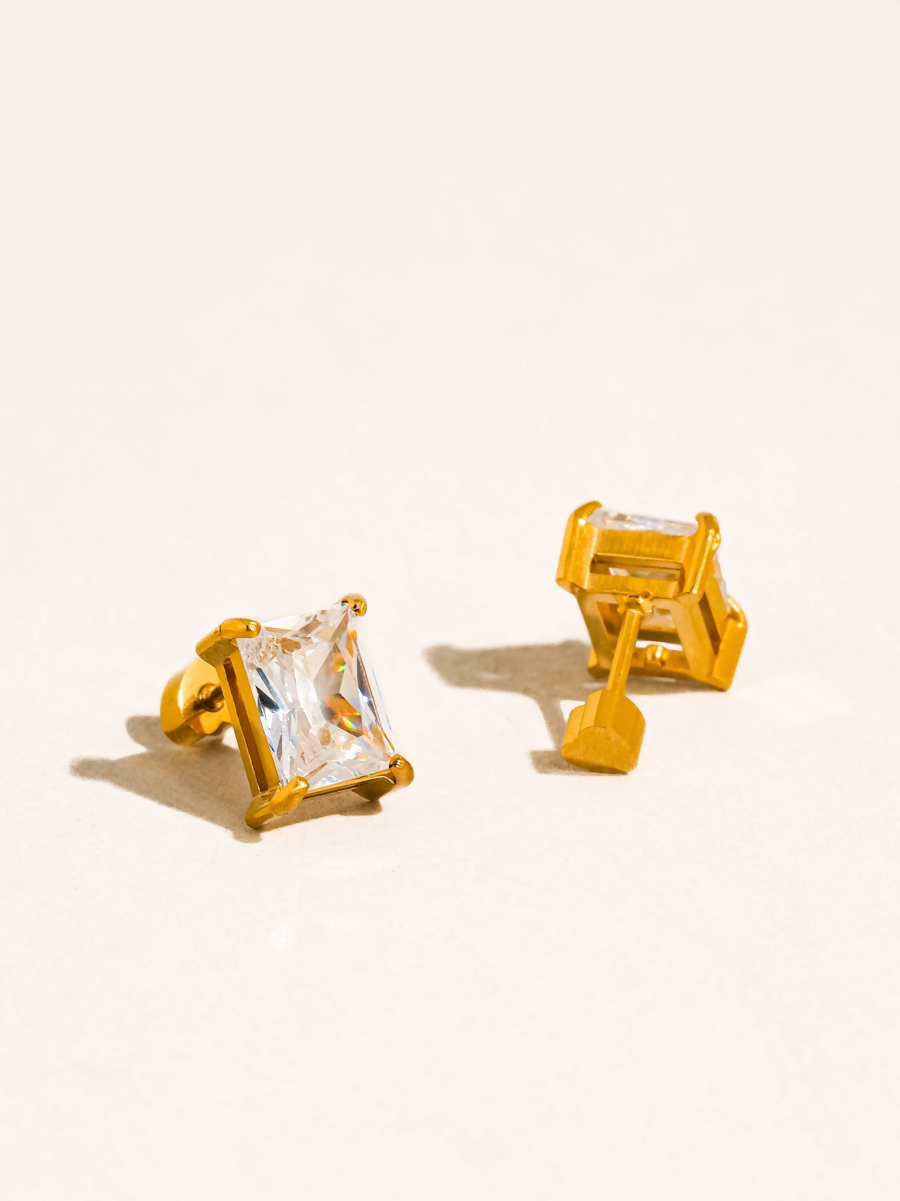 Square Pendant Earrings