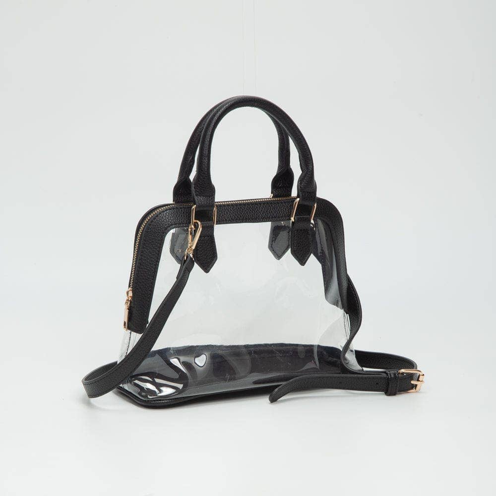 Charm Clear Bag: Black