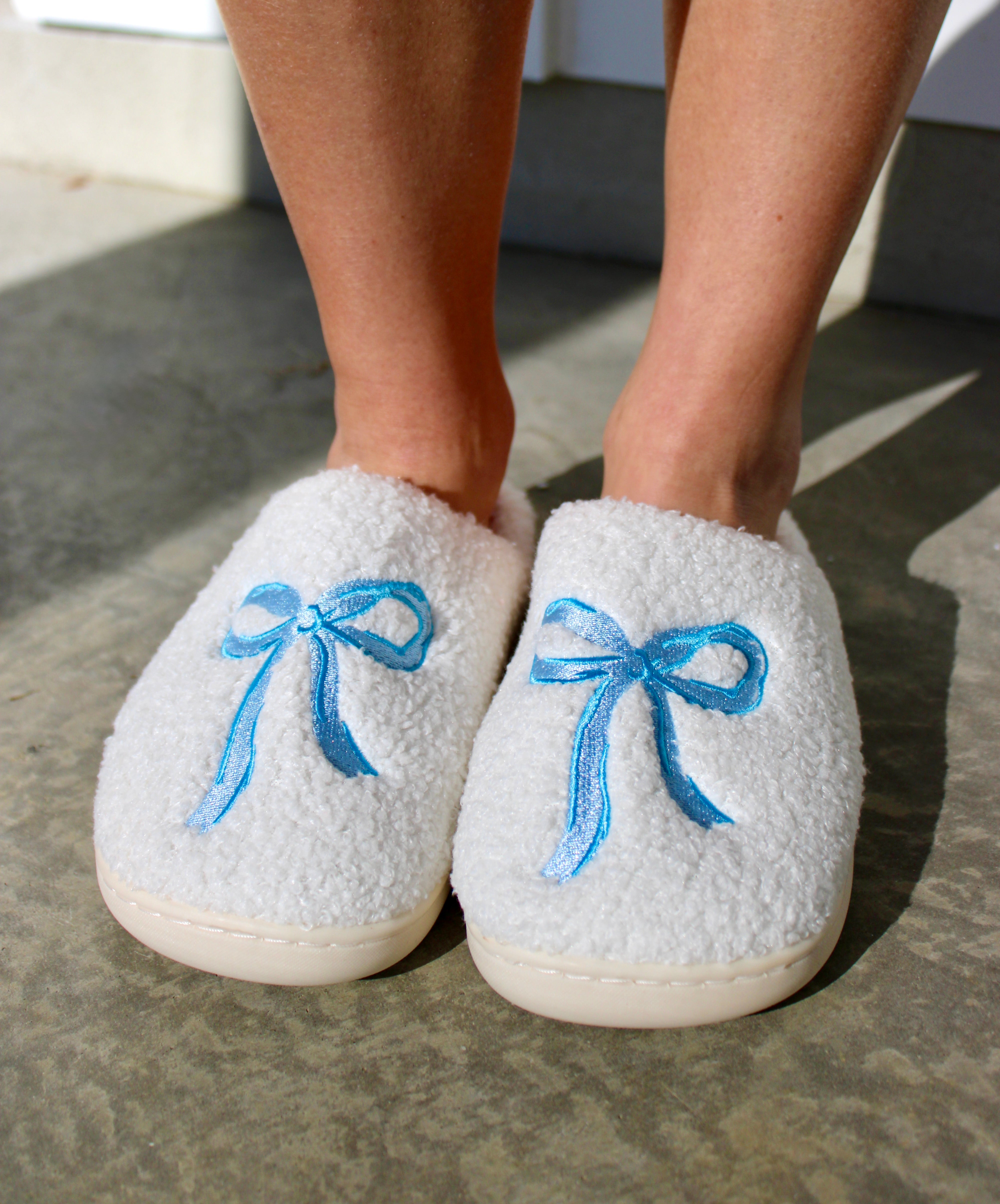 Ribbon Slippers – Lulu's Boutique