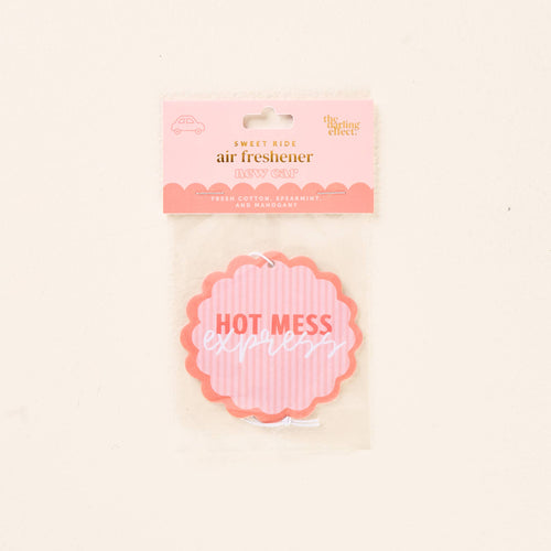 Car Air Freshener: Hot Mess Express