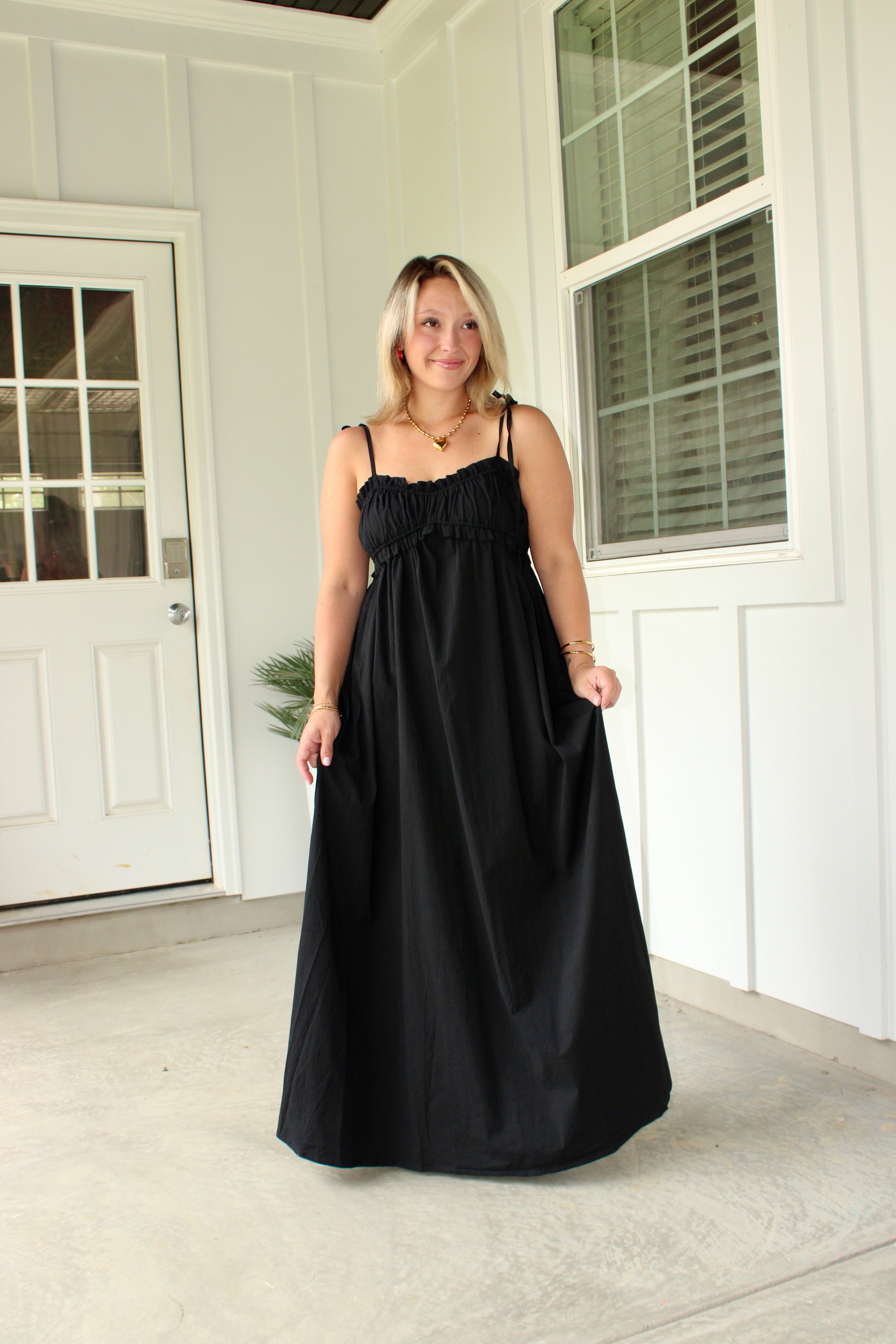 Everyday Maxi Dress: Black