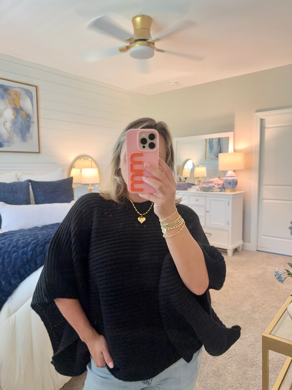 Michelle Poncho: Black