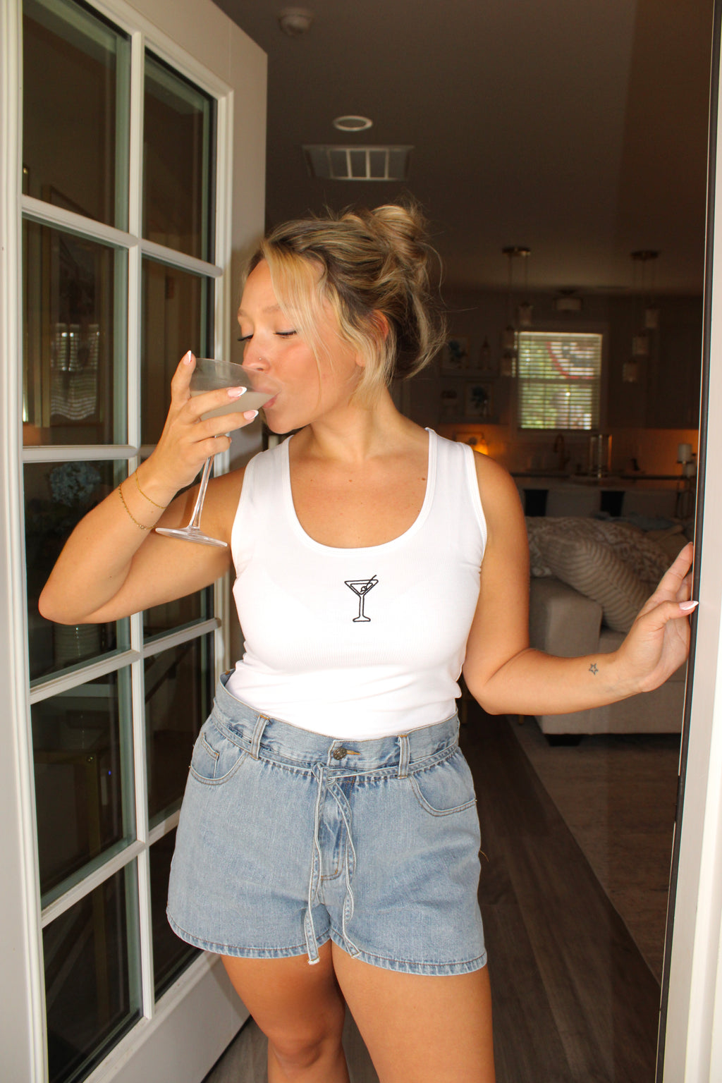 Mauve Martini Tank Top