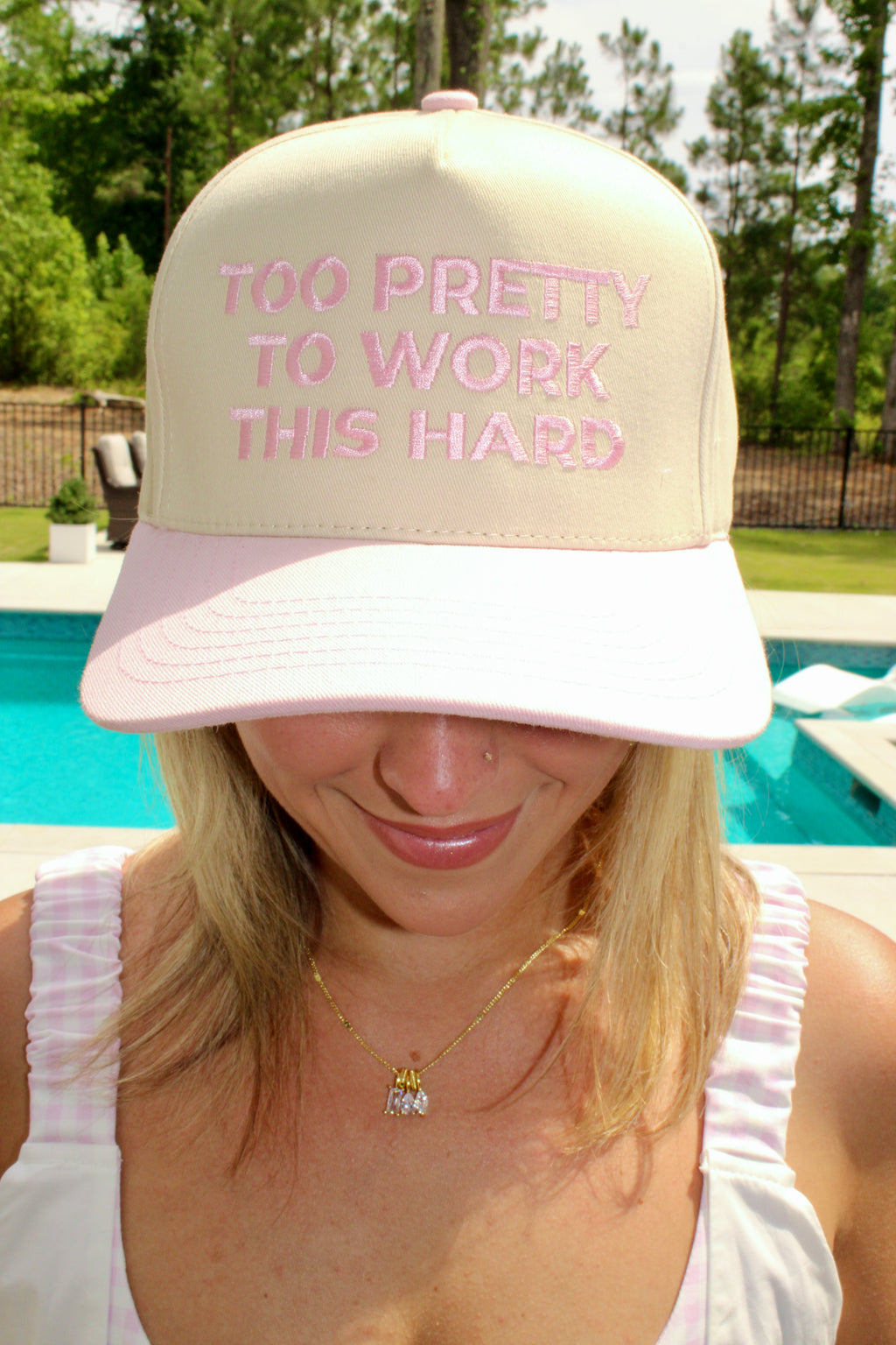 Too Pretty To Work Baseball Cap