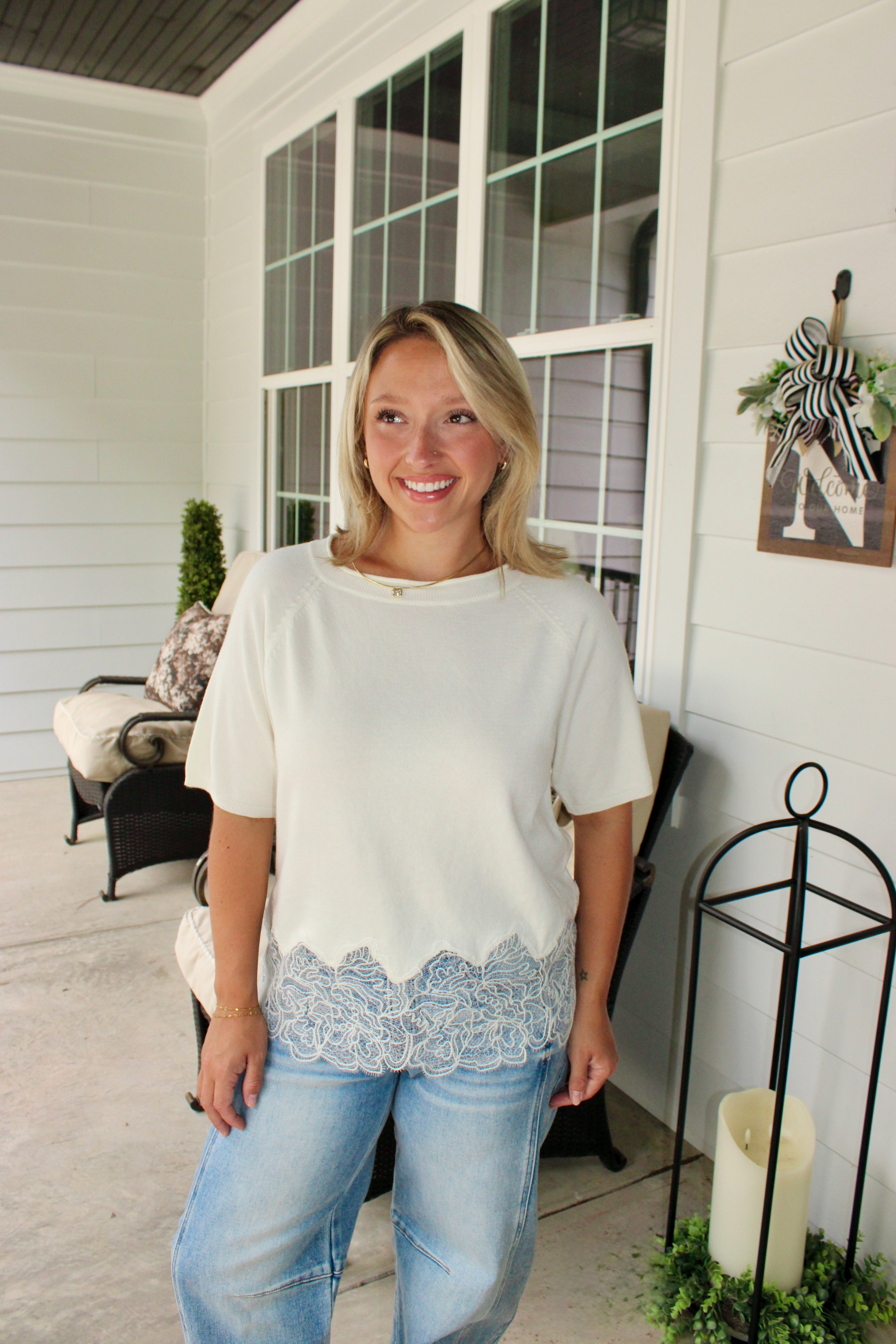 Shoreline Lace Blouse
