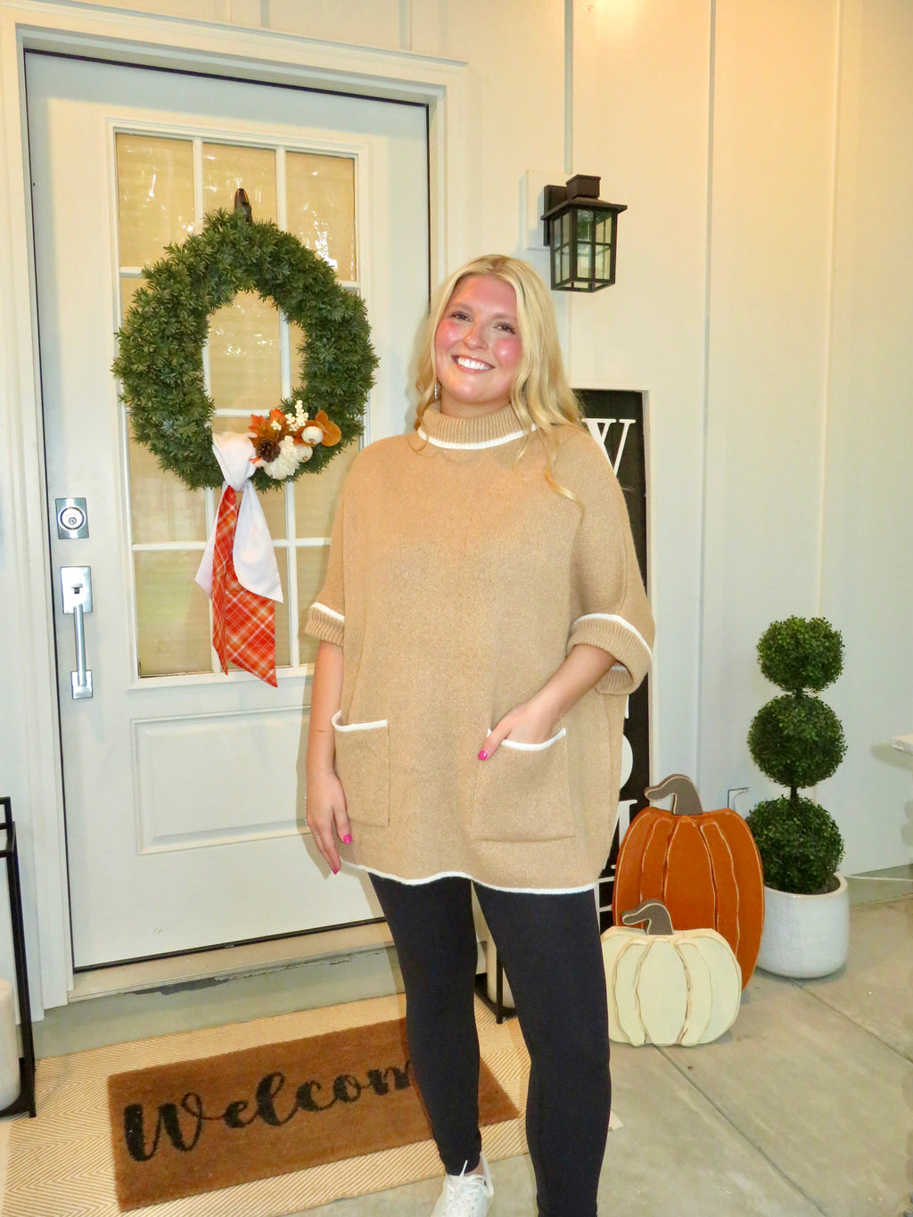 Maria Pocket Poncho
