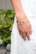 Curved Clover Bracelet