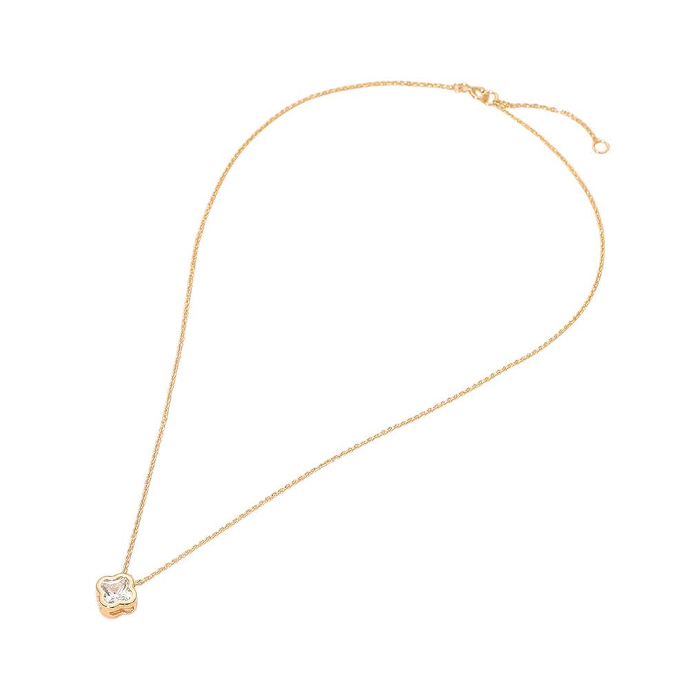 Bezel Stone Necklace